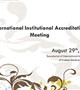 Holding a Meeting on International Institutional Accreditation with the Presence of Candidate Universities in the Secretariat of the International Accreditation of Iranian Medical Universities on August 29th, 2016